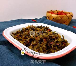 简易版煎饼果子（内附爆炒雪里蕻的做法）的做法步骤：13