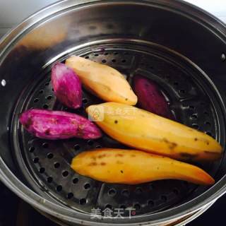 芋圆蜜豆的做法步骤：2