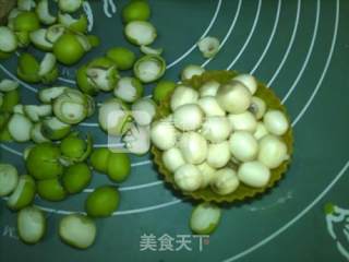 鲜莲子豆浆的做法步骤：3
