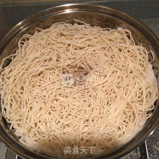 蒸卤面---适合暑天吃的面的做法步骤：2