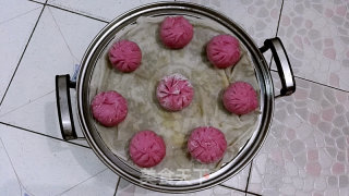 百变面食之会变色的包子（一发）的做法步骤：11