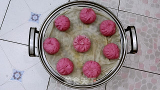 百变面食之会变色的包子（一发）的做法步骤：12