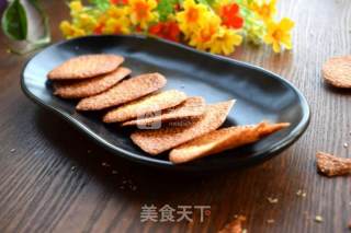 无油版的芝麻薄脆的做法步骤：9