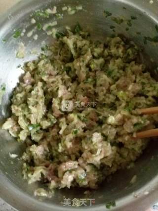 黄瓜鲜肉水饺的做法步骤：4