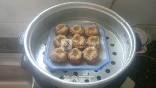 香菇蛋肉盅的做法步骤：7