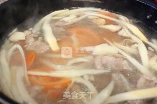 杏鲍菇牛肉粉的做法步骤：7