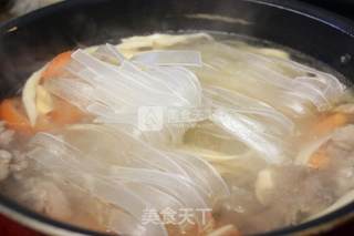 杏鲍菇牛肉粉的做法步骤：8
