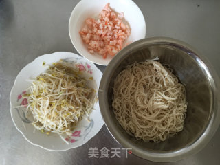 零油烟快手凉面——虾仁凉面的做法步骤：8