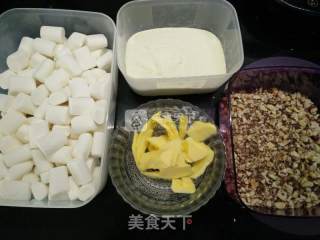 自制牛轧糖的做法步骤：1