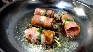 夏日快手小菜之金针菇培根卷的做法步骤：5