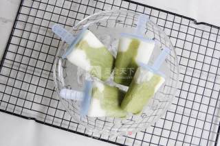 #格丽思小厨房#  抹茶牛油果雪糕的做法步骤：4