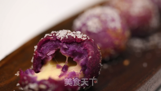 紫薯夹心球的做法步骤：8
