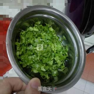 宝宝辅食——紫薯小米青菜粥的做法步骤：5