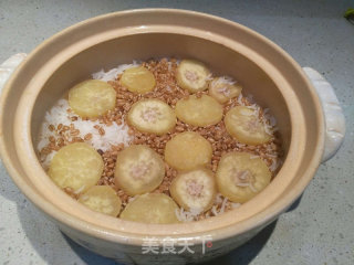 开心果姐姐小麦胚芽煲仔饭的做法步骤：7