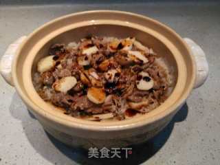 开心果姐姐马蹄牛肉肽米煲仔饭的做法步骤：6