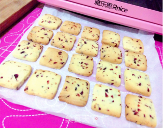 酥掉渣の手切蔓越莓饼干的做法步骤：10