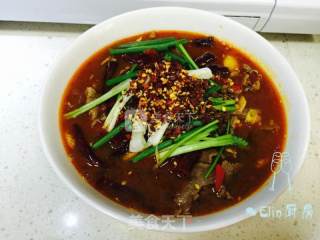 水煮牛肉的做法步骤：11