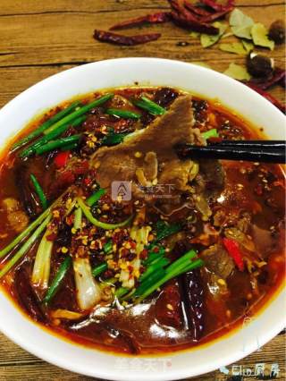 水煮牛肉的做法步骤：14