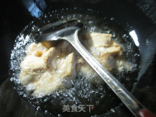 土豆烧素鸡的做法步骤：2