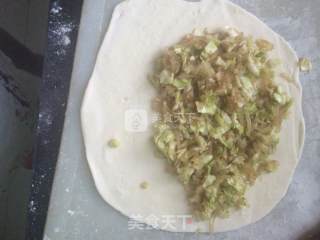 莲花白菜盒的做法步骤：3