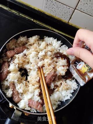 黑椒牛排肉芝士焗饭的做法步骤：7