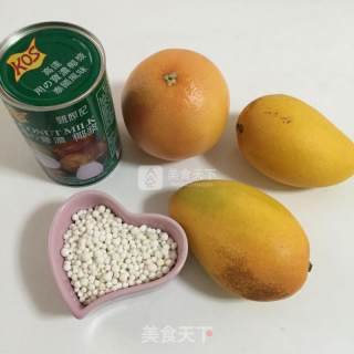 杨枝甘露的做法步骤：1