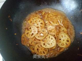 干锅藕片的做法步骤：5