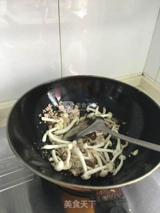 肉末蟹味菇的做法步骤：5