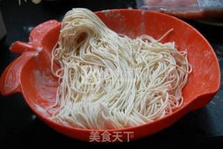 豆豉酱培根干拌面的做法步骤：3