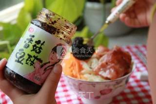 豆豉酱培根干拌面的做法步骤：7