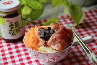 豆豉酱培根干拌面的做法步骤：8