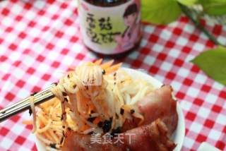 豆豉酱培根干拌面的做法步骤：10