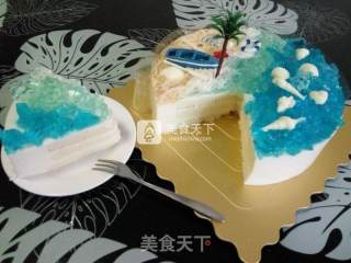 海洋酸奶慕斯蛋糕的做法步骤：37