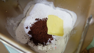 低糖核桃可可豆超级软欧的做法步骤：3