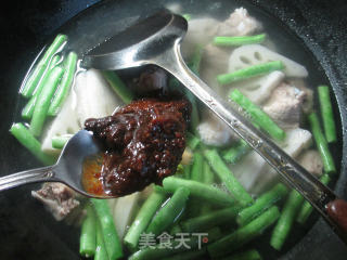 梅豆莲藕煮排骨的做法步骤：6