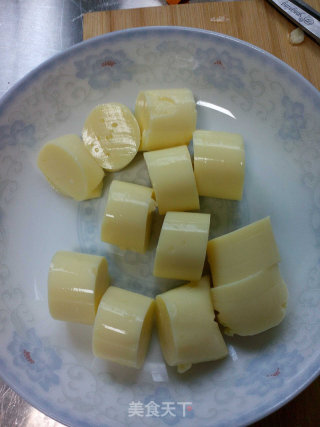 海鲜菇日本豆腐的做法步骤：1