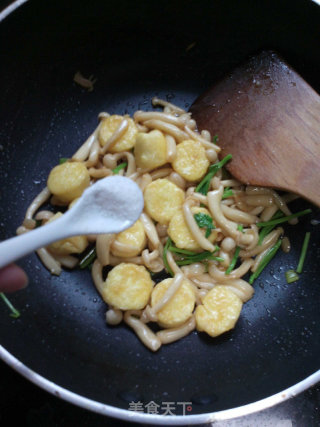 海鲜菇日本豆腐的做法步骤：12