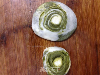 【普通面粉版】抹茶红豆酥的做法步骤：15