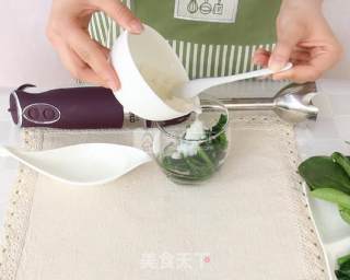 婴儿宝宝辅食——菠菜泥的做法步骤：4