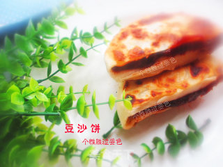 不用发酵粉的豆沙饼的做法步骤：6
