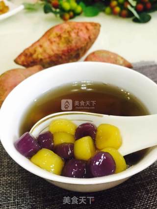Q弹薯圆的做法步骤：12