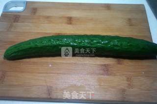 黄瓜炒猪肝的做法步骤：4