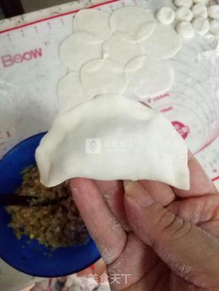 芹菜猪肉馅元宝柳叶水饺的做法步骤：10