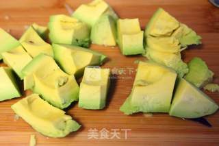 营养晚餐——牛油果沙拉&香煎三文鱼的做法步骤：7
