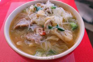 牛肉鲜菇面线的做法步骤：20