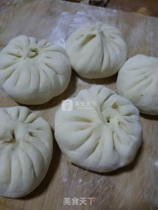 梅菜豆干肉包的做法步骤：9