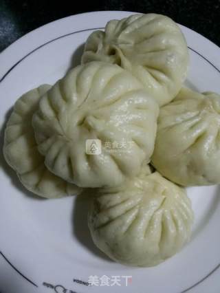 梅菜豆干肉包的做法步骤：11