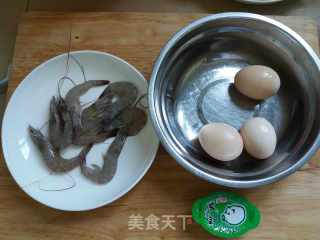 虾仁蒸蛋的做法步骤：1