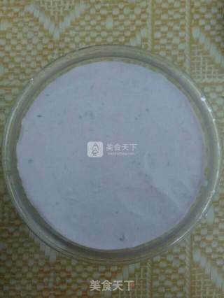 3种食材做出无需搅拌的——紫薯冰激凌的做法步骤：4