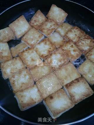 香煎豆腐的做法步骤：3